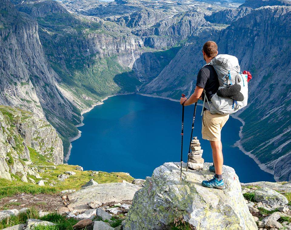 Couple camping or cabin